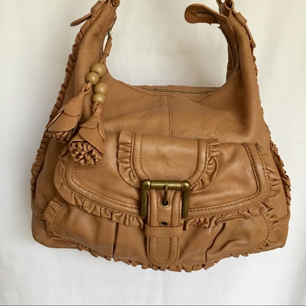 LOCKHEART TAN BUTTER SOFT LEATHER PURSE